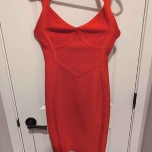 Elegant Red Bodycon Dress